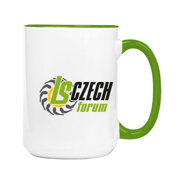 Hrnek velký barevný s potiskem Hrnek velký barevný s logem